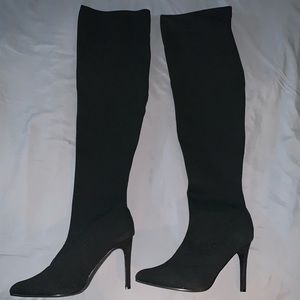 Black high boots